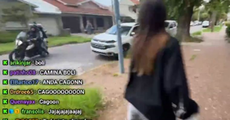 El hecho ocurrió en la intersección de las calles Nápoles y Acevedo, en Mar del Plata. Foto: Captura de video