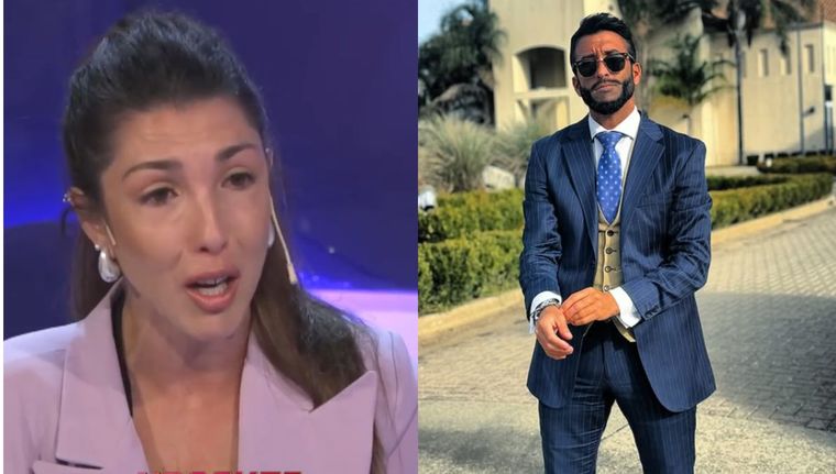 Entre lágrimas, la arquitecta reveló la amenazante actitud de la pareja de Cinthia Fernández. Foto: Capturas de pantalla/ El Trece/ Instagram: @_robertocastillo__