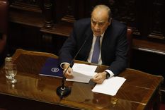 El jefe de Gabinete, Guillermo Francos, en su informe. El jefe de Gabinete, Guillermo Francos, en su informe.