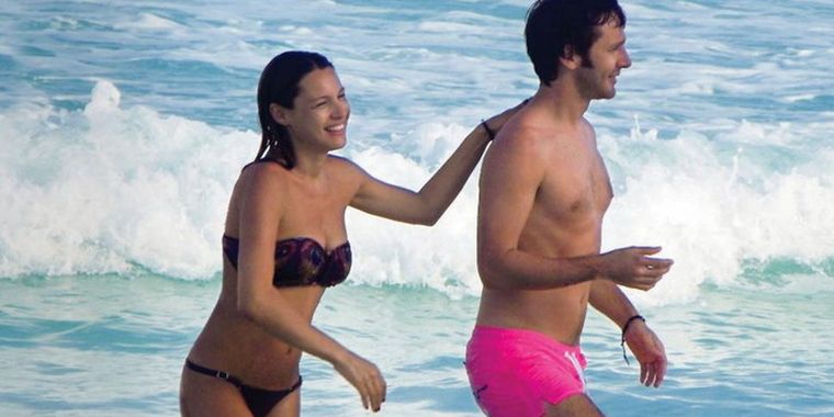 Pampita y Benjamín, hace pocos días en la Riviera Maya. Foto: lagaceta.com.ar