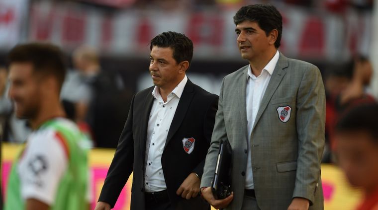 Marcelo Gallardo y Matías Biscay.