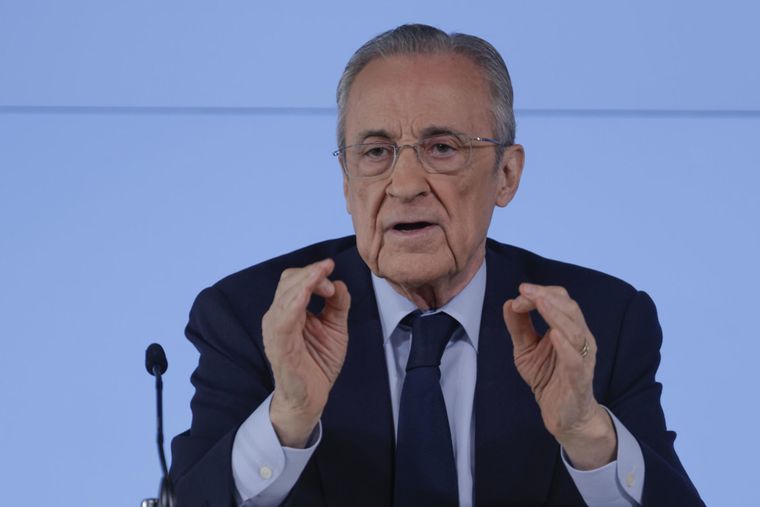 Florentino Pérez habló este martes luego de la reunión de la Junta Directiva.