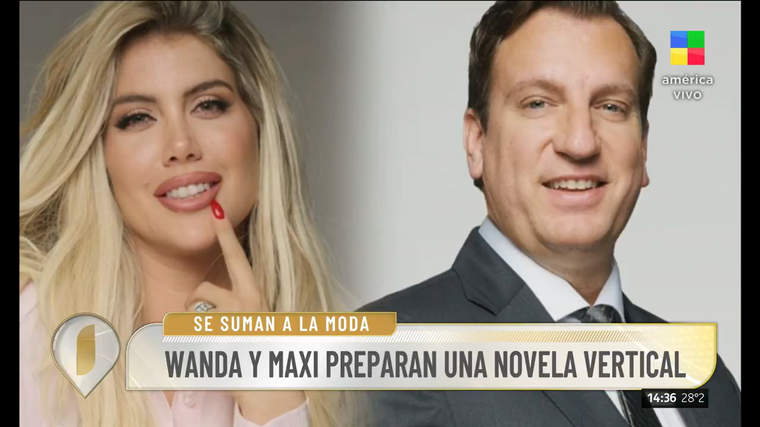 Wanda Nara prepara una fuerte ficción junto a Maxi López. Wanda Nara prepara una fuerte ficción junto a Maxi López.