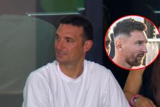 Scaloni fue a ver a Messi al Inter Miami