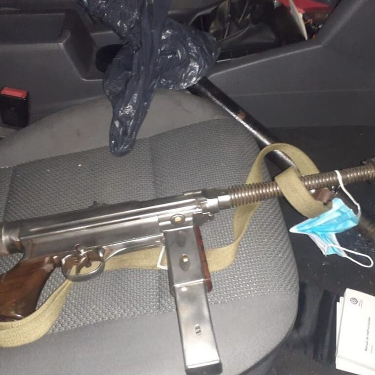 El modelo de ametralladora que se encontró fue utilizado durante la Guerra de Malvinas