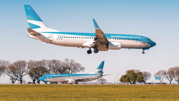 Con el cambio de gobierno, también se dispuso una nueva política para Aerolíneas Argentinas Foto: NA