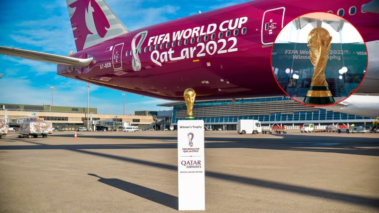 La Copa del Mundo estará de visita en la Argentina entre el 25 y 27 de octubre.