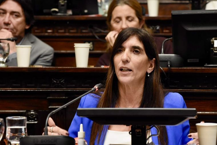 La senadora provincial Natacha Eisenchlas. Foto: X @NEisenchlas