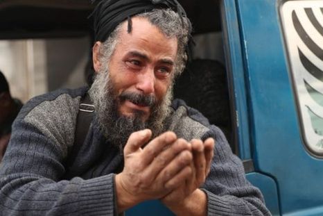 Cientos de miles de personas debieron huir de la ciudad siria Maarat al-Numan, en la provincia de Idlib.