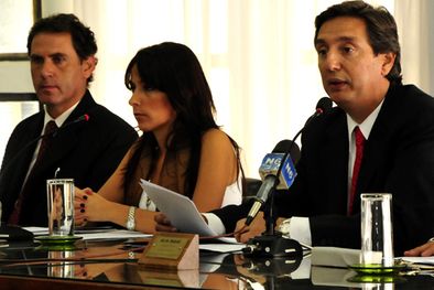 MDZol | Emir Félix, en una imagen de archivo, en su discurso de apertura de sesiones del H.C.D. Foto: Archivo/Mediamza.com