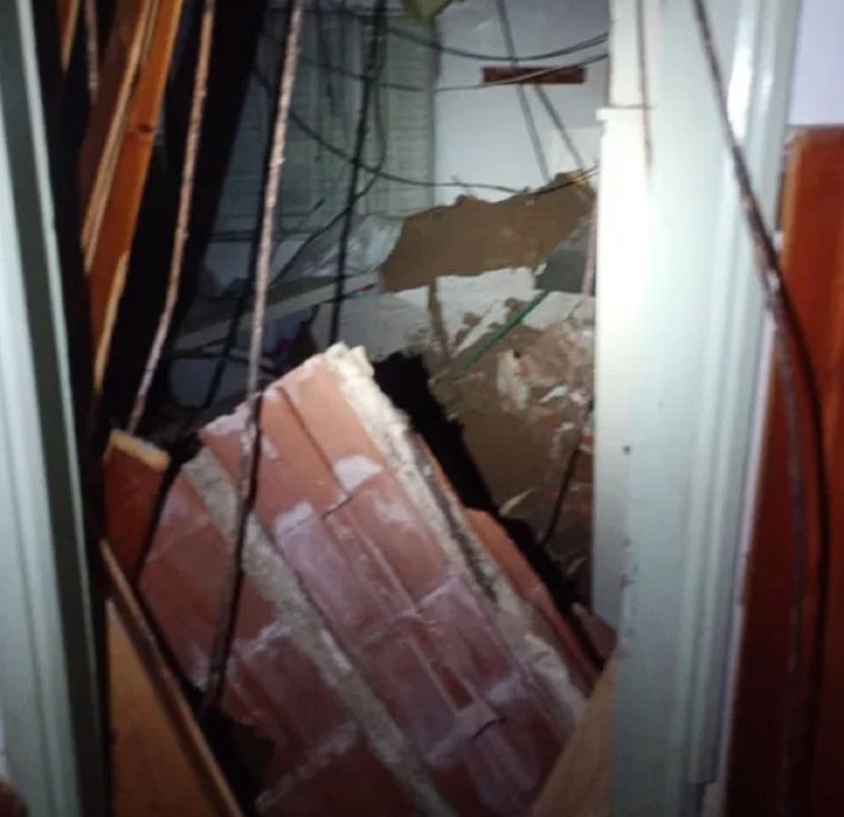 Así quedó la habitación en donde ocurrió la tragedia Foto: Noticias Argentinas