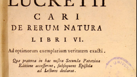El libro que el Renacimiento rescató y que encendió la chispa de la ciencia moderna. El libro que el Renacimiento rescató y que encendió la chispa de la ciencia moderna.