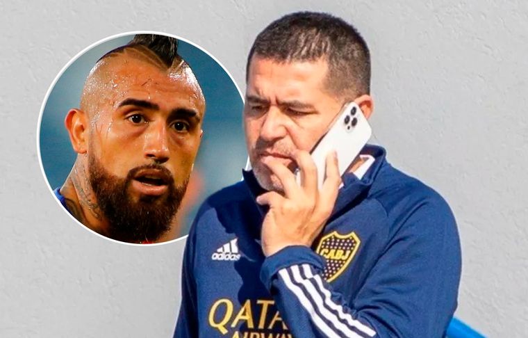 Juan Román Riquelme Riquelme iría a buscar a Vidal si Boca pasa a cuartos en la Libertadores.