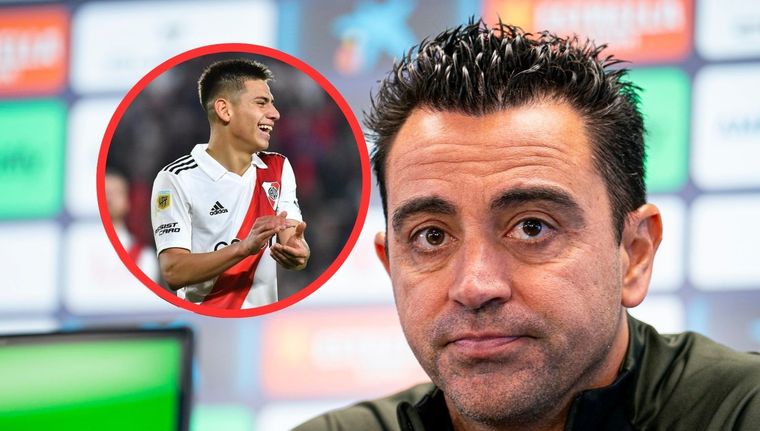 Xavi elogió al Diablito. Foto: Barcelona