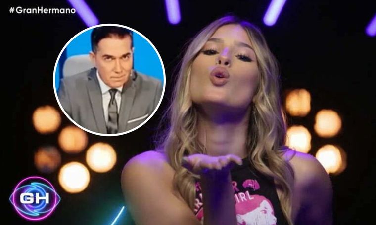 Julieta apareció en topless en pleno Telefe Noticias Cristina Pérez y Rodolfo Barili quedaron descolocados