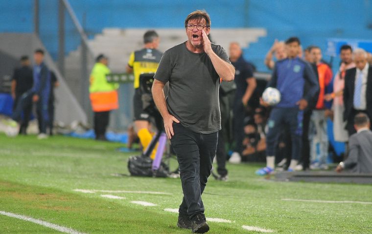 El entrenador habló post partido en el Cilindro. Foto: Fotobaires