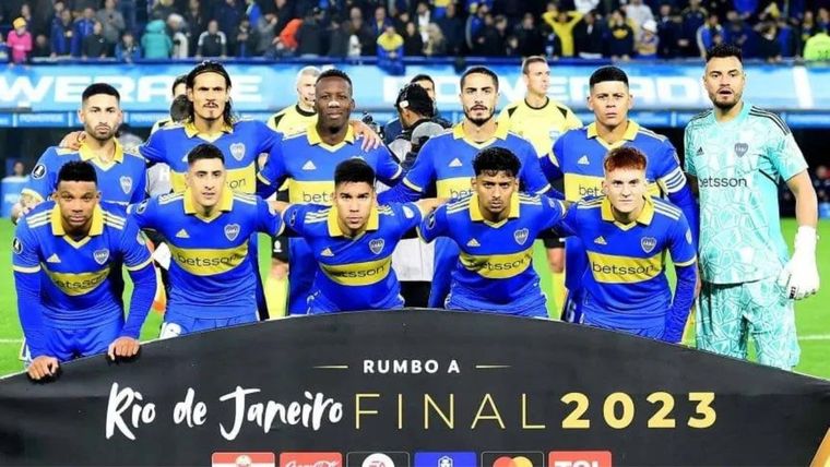 Boca recibe a Palmeiras en La Bombonera Foto: Télam