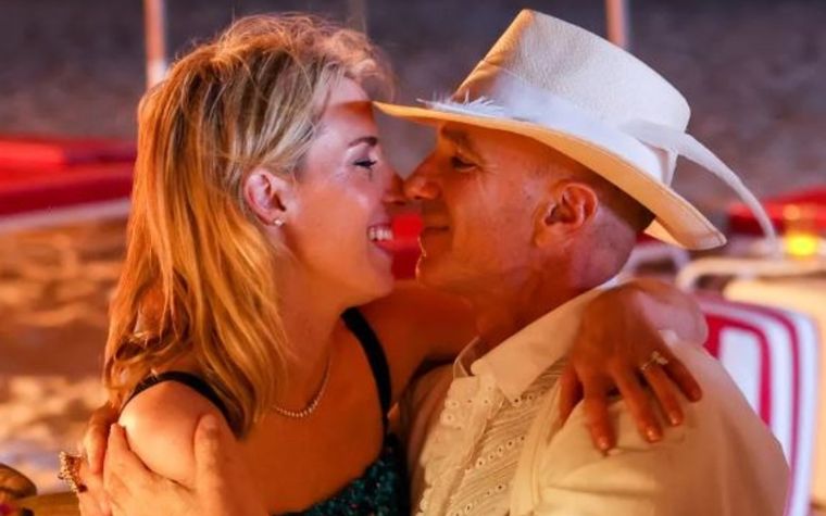 Alan Faena y su novia El empresario festejó su cumpleaños con su joven novia. Foto: Hola Argentina