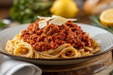 Prueba agregarle lentejas o garbanzos a la salsa bolognesa.