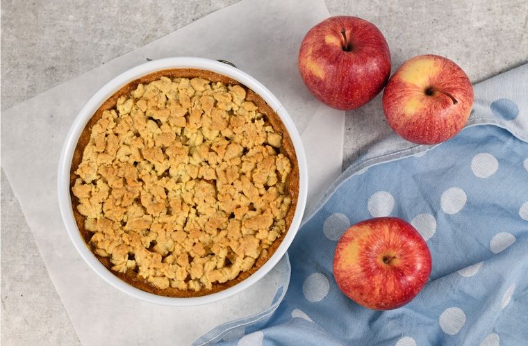 Crumble de manzanas Una receta sin harina para hacer en pocos pasos Foto: Shutterstock