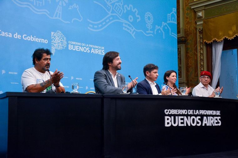 Nicolás Kreplak junto a Axel Kicillof Foto: Twitter @nkreplak