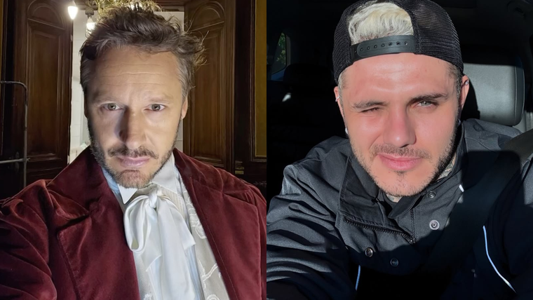 El versus entre Benjamín Vicuña y Mauro Icardi por la China Suárez. Foto: Instagram @mauroicardi, @benjaminvicuna.ok