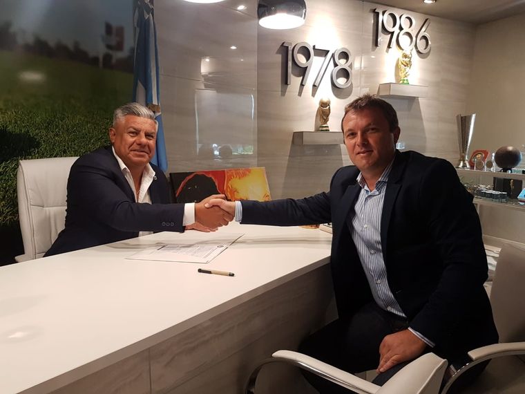 Chiqui Tapia Bernardo Romeo Foto: @Argentina