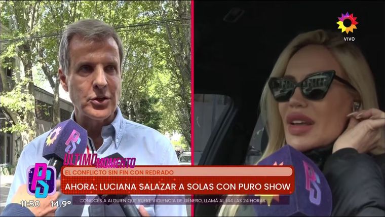 Luciana Salazar se quebró al aire al hablar de la disputa con Martín Redrado. Luciana Salazar se quebró al aire al hablar de la disputa con Martín Redrado.
