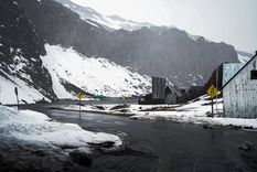 El paso Pehuenche está cerrado. Foto: @DPRMaule