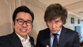 Javier Milei con Julián Peh, presidente de la cripto $LIBRA Foto: Archivo Javier Milei con Julián Peh, presidente de la cripto $LIBRA Foto: Archivo