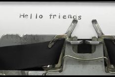 lo que faltaba: una maquina de escribir que usa comic sans