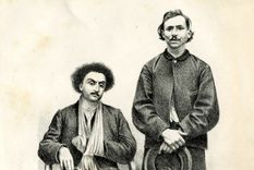 Francisco y Pedro Guerri intentaron matar al presidente Sarmiento y así fueron retratados en la Revista Criminal, donde se publicó la historia referida en esta nota