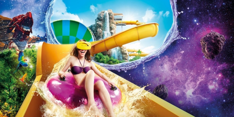Realidad virtual en parques acuáticos Foto: Ballast VR