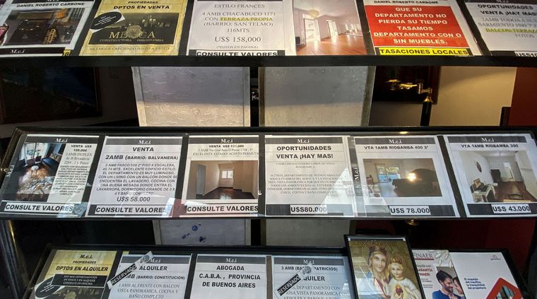 Cada vez hay menos departamentos en alquiler y crece la preocupación entre los inquilinos Foto: Celeste Salguero