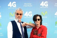 Roberto Pettinato junto a su hijo Felipe. Roberto Pettinato junto a su hijo Felipe.