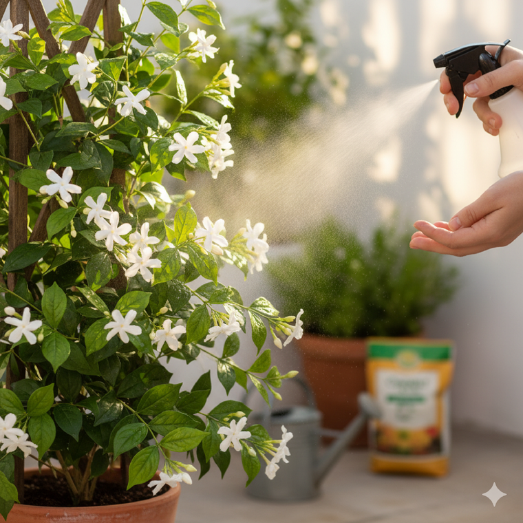 El jazmín de leche aporta belleza, aroma y privacidad. Foto: Archivo El jazmín de leche aporta belleza, aroma y privacidad. Foto: Archivo