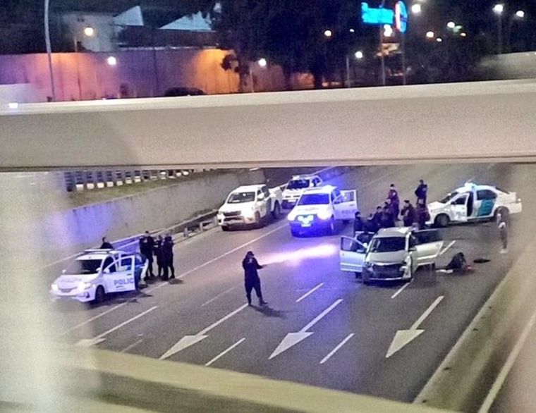 El tránsito en la General Paz fue interrumpido Foto: Zona Norte