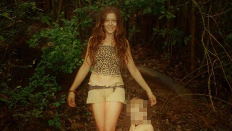Nina Kutina le contó a la BBC que sus hijos y ella han vivido en armonía con la naturaleza durante años.