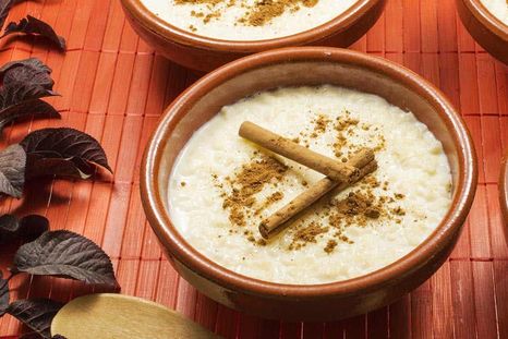 arroz con leche Arroz con leche casero con canela y sin azúcar. Foto: Cubago (visitcubago.com)