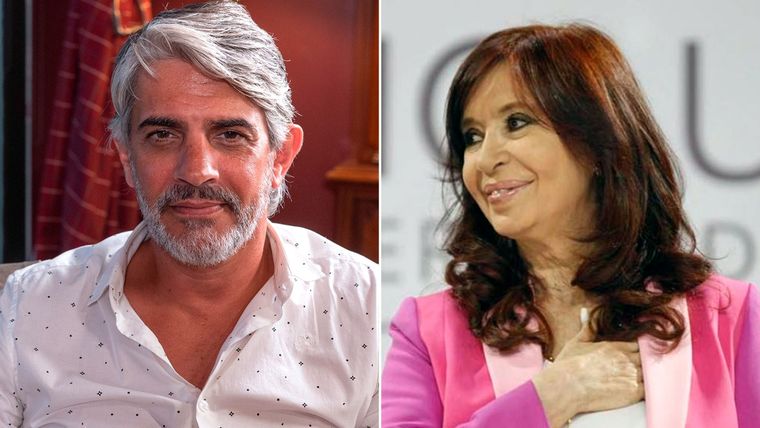 Pablo Echarri y Cristina Fernández de Kirchner