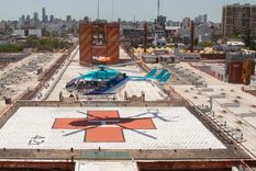 El Hospital Garrahan volvió a utilizar su helipuerto.