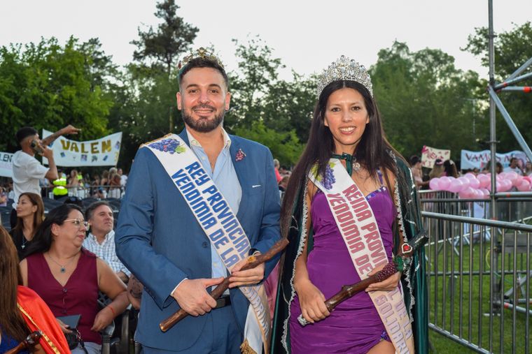 Gerardo Damián Tiviroli y María Inés Del Grecco: rey y reina provincial de la Vendimia de la Solidaridad. Gerardo Damián Tiviroli y María Inés Del Grecco: rey y reina provincial de la Vendimia de la Solidaridad.