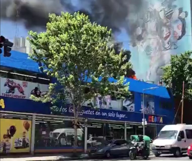 El hecho ocurrió en Scalabrini Ortiz y Soler.  Foto: Captura de pantalla