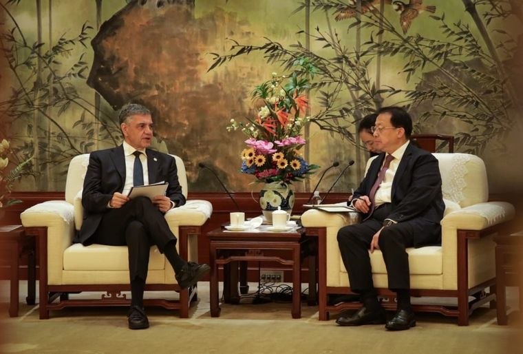 &nbsp;Jorge Macri con el alcalde de Shanghái, Gong Zheng.&nbsp;
