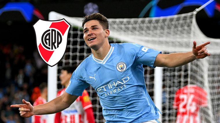 Julián Álvarez, del doblete para la remontada del City al guiño a River