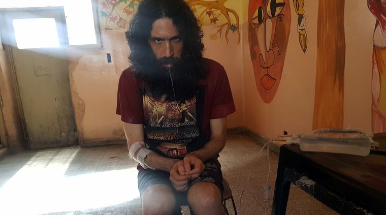 Pereg poco antes del juicio. La gran duda es si su enfermedad es auténtica o si se trata de un gran simulador Foto: Gentileza Maximiliano Legrand