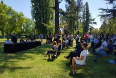 perlita: romano y vadillo se sumaron al acto de katopodis en maipu