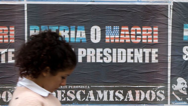 Patria o Macri, una de las premisas del peronismo en 2015 Foto: NA