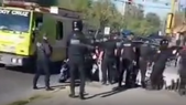El importante despliegue para rescatar al policía en Godoy Cruz. El importante despliegue para rescatar al policía en Godoy Cruz.