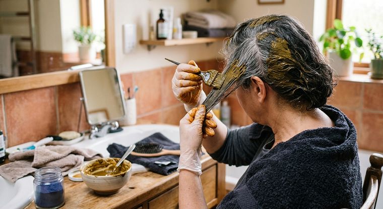 Una forma natural de tapar las canas.